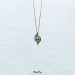 Pendentif losange en plaqué or 18 carats