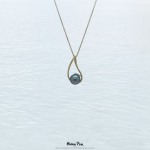 Pendentif Drop en plaqué or 18 carats