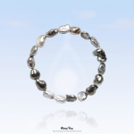 Bracelet de keishi en élastique